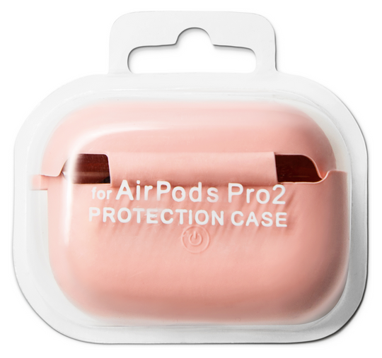 Чохол силіконовий з мікрофіброю AirPods Pro 2, Pink (4)