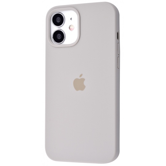 Накладка Silicone Case Full Cover Apple iPhone 12 mini, (10) Stone