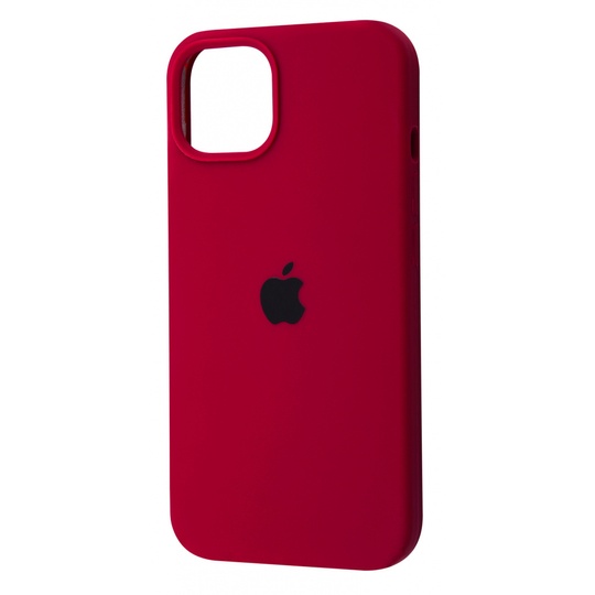 Накладка Silicone Case Full Cover Apple iPhone 13, Marsala