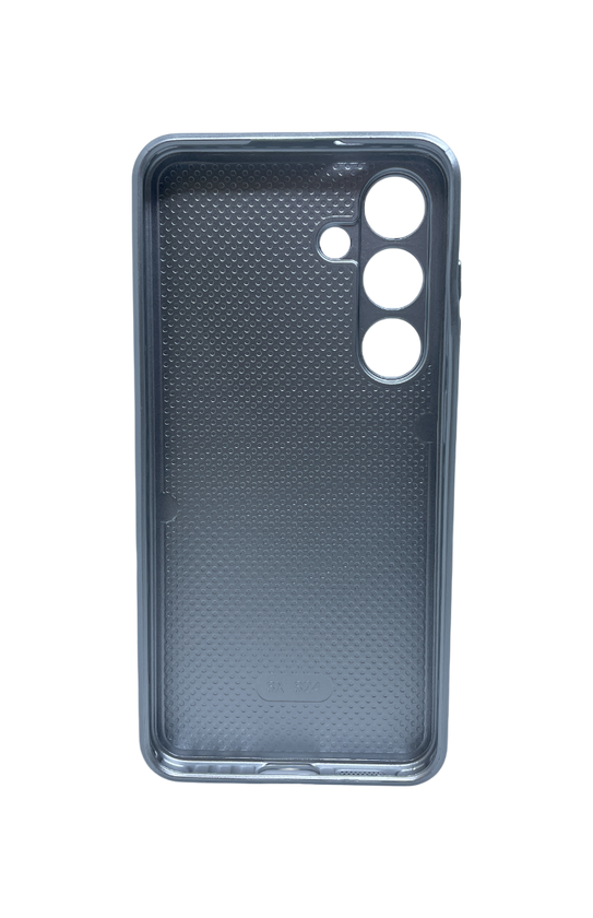 Накладка Chrome Matte Logo Samsung S24, Silver (2)