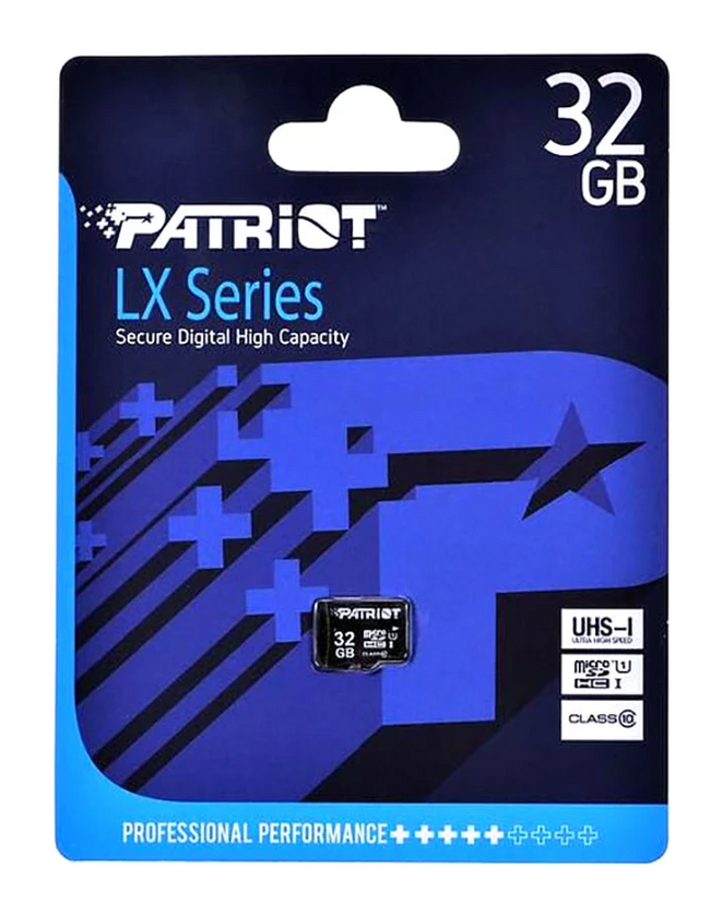 Карта пам'яті Patriot MicroSDHC 32GB UHS-I (Class 10) LX Series