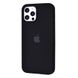 Накладка Silicone Case Full Cover Apple iPhone 12/12 Pro, (18) Black