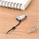 Перехідник Hoco UA10 MicroUSB -> USB OTG Pearl Nickel, Silver