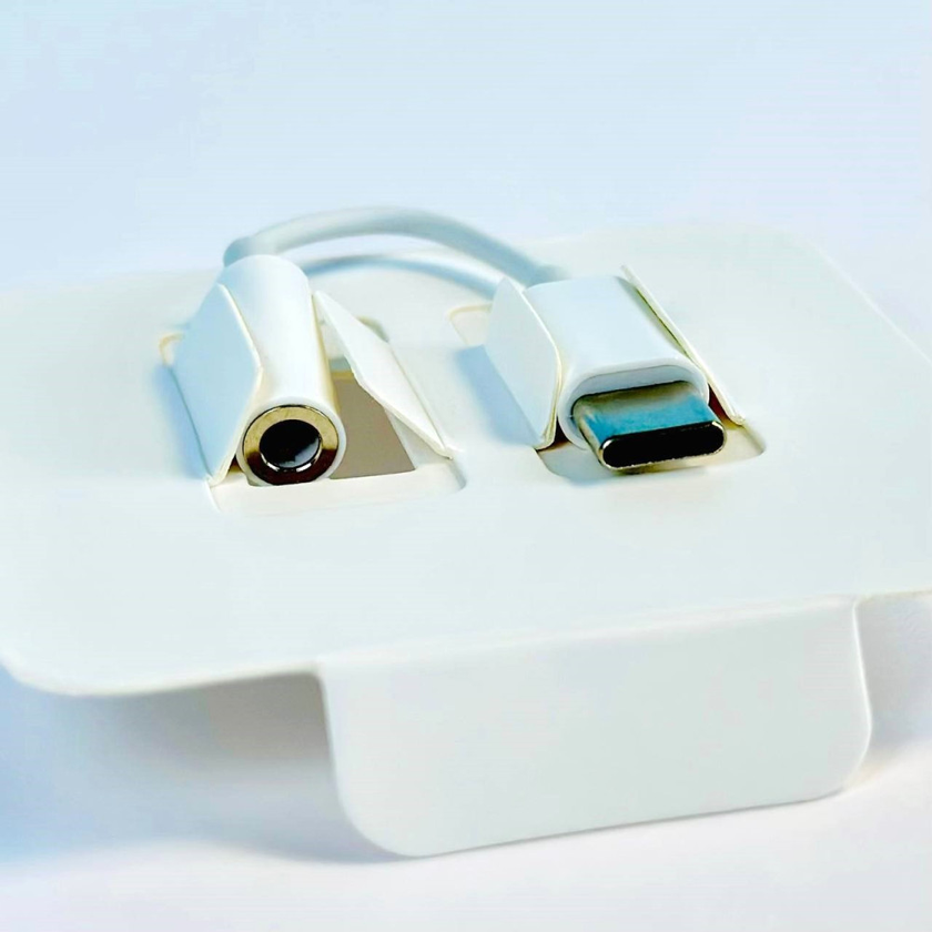 Перехідник USB-C to 3.5mm, White
