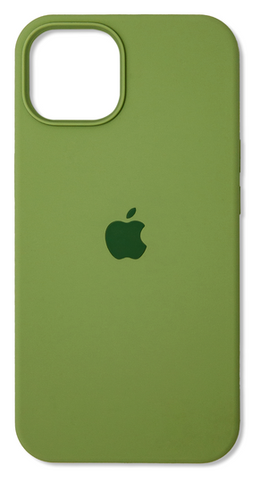 Накладка Silicone Case Full Cover Apple iPhone 14, Green
