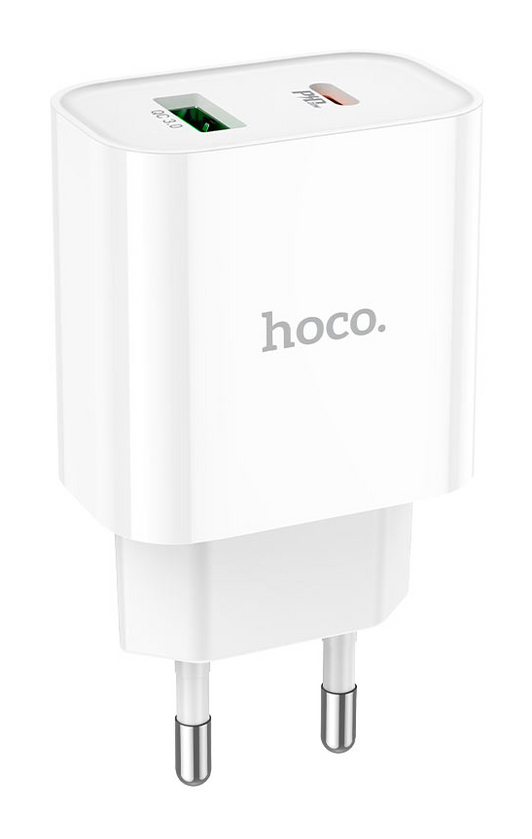 ЗП Hoco C80A Plus Rapido PD20W+QC3.0, White