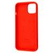 Накладка Silicone Case Full Cover Apple iPhone 13, (14) Red