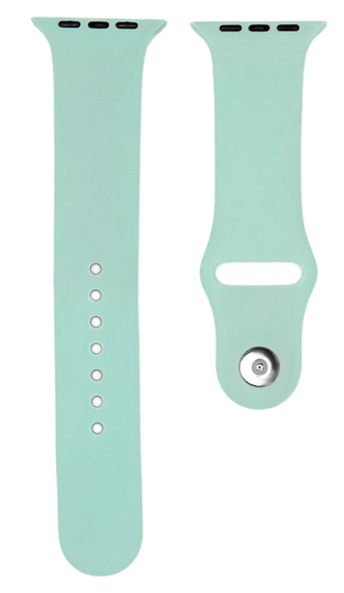 Ремінець Silicone Band for Apple Watch 42 mm/44 mm/ 45mm (L) 2pcs, Mint