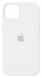 Накладка Silicone Case Full Cover Apple iPhone 14 Plus, (9) White
