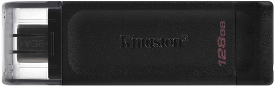 Флешка 128GB Kingston DT70 Type-C USB3.2, Black