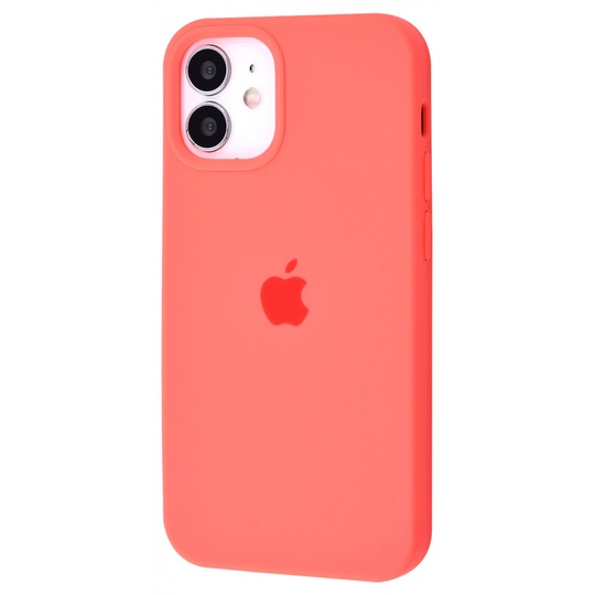 Накладка Silicone Case Full Cover Apple iPhone 12 mini, (29) Barbie Pink