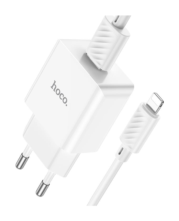 ЗП Hoco C106A Leisure + кабель USB - Lightning, White