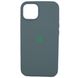Накладка Silicone Case Full Cover Apple iPhone 13, Pine Green