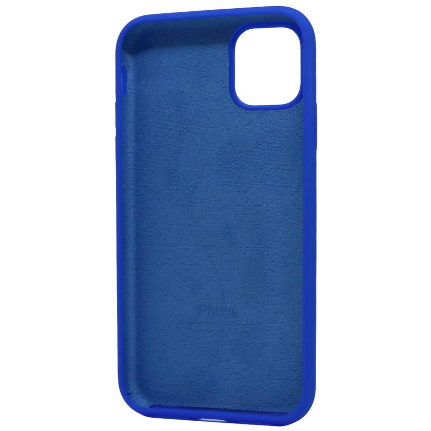 Накладка Silicone Case Full Cover Apple iPhone 11, (46) Ultra Blue