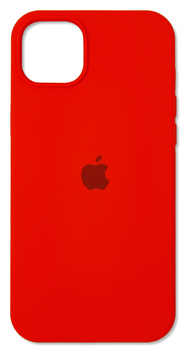 Накладка Silicone Case Full Cover Apple iPhone 14 Plus, (14) Red