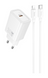 ЗП Hoco N62 Gentle PD30W (1USB-C) + кабель Type-C to Lightning, White
