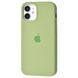 Накладка Silicone Case Full Cover Apple iPhone 12 mini, (1) Mint Gum