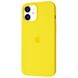 Накладка Silicone Case Full Cover Apple iPhone 12 mini, (41) Canary Yellow