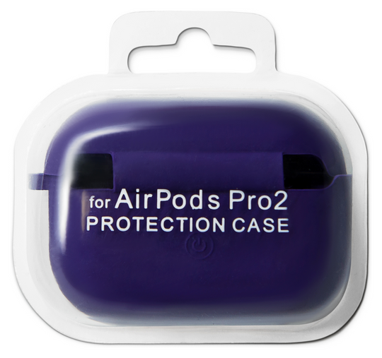 Чохол силіконовий з мікрофіброю AirPods Pro 2, Ultra Violet