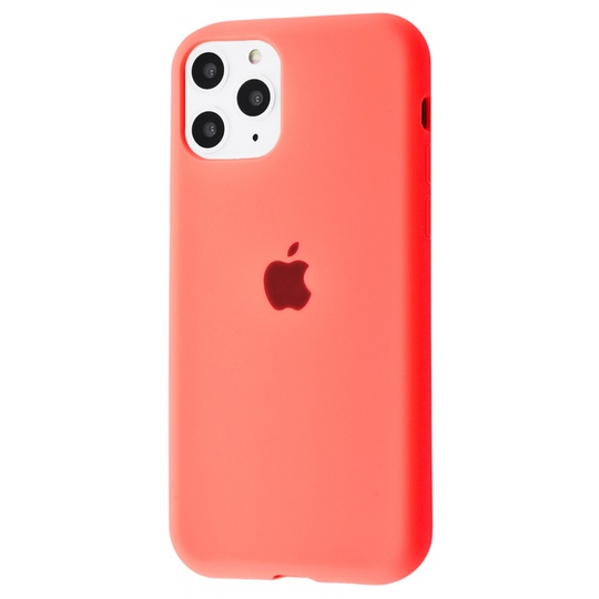 Накладка Silicone Case Full Cover Apple iPhone 11 Pro Max, (29) Barbie Pink