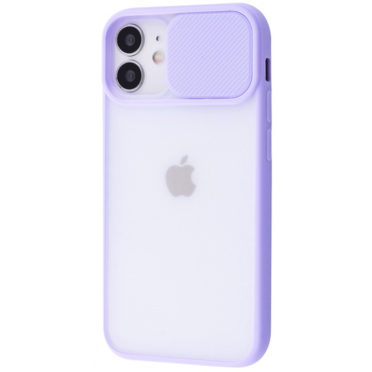 Накладка Camera Protect Matte Case (PC+TPU) iPhone 12 mini, Purple