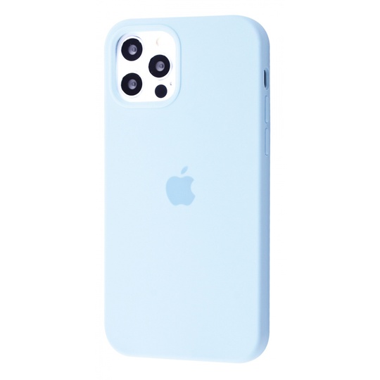 Накладка Silicone Case Full Cover Apple iPhone 12/12 Pro, (5) Lilac Cream