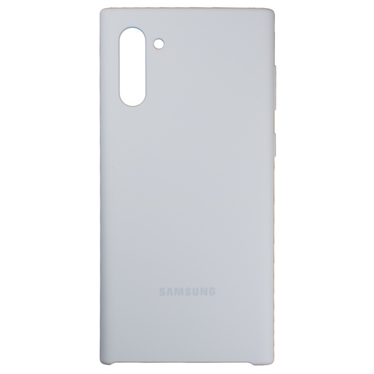 Накладка Silicone Cover Samsung Galaxy Note 10, White, (EF-PN970TWEGRU)