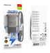 ЗП Borofone BAS51A Absolute (2USB-A) + Type-C, Black