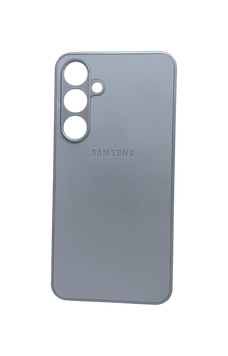 Накладка Chrome Matte Logo Samsung S24 Plus, White (1)