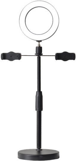 Кільцева світлодіодна Led Лампа 16 см з тримачем для мікрофону
