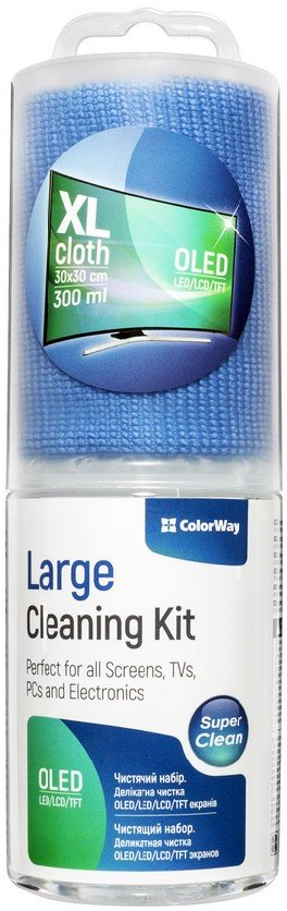 Чистячий набір Colorway для електроніки CW-5230 (300мл + мікрофібра 30х30см)