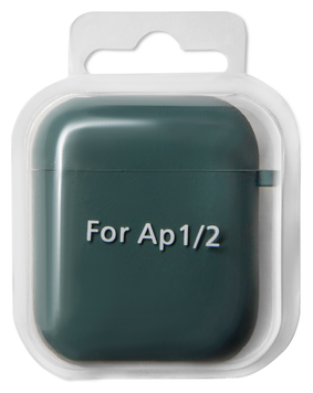 Silicone Case for AirPods 1/2 Hang Case Colorful, Pine Green (20)