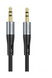 Кабель AUX Hoco UPA22 silicone audio cable 3.5mm to 3.5mm, Black