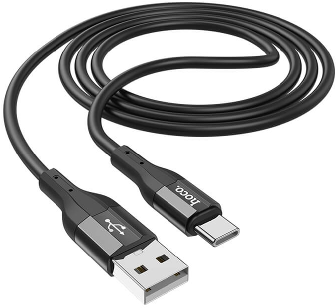 Кабель Hoco X72 USB - Type-C 3A (1m), Black