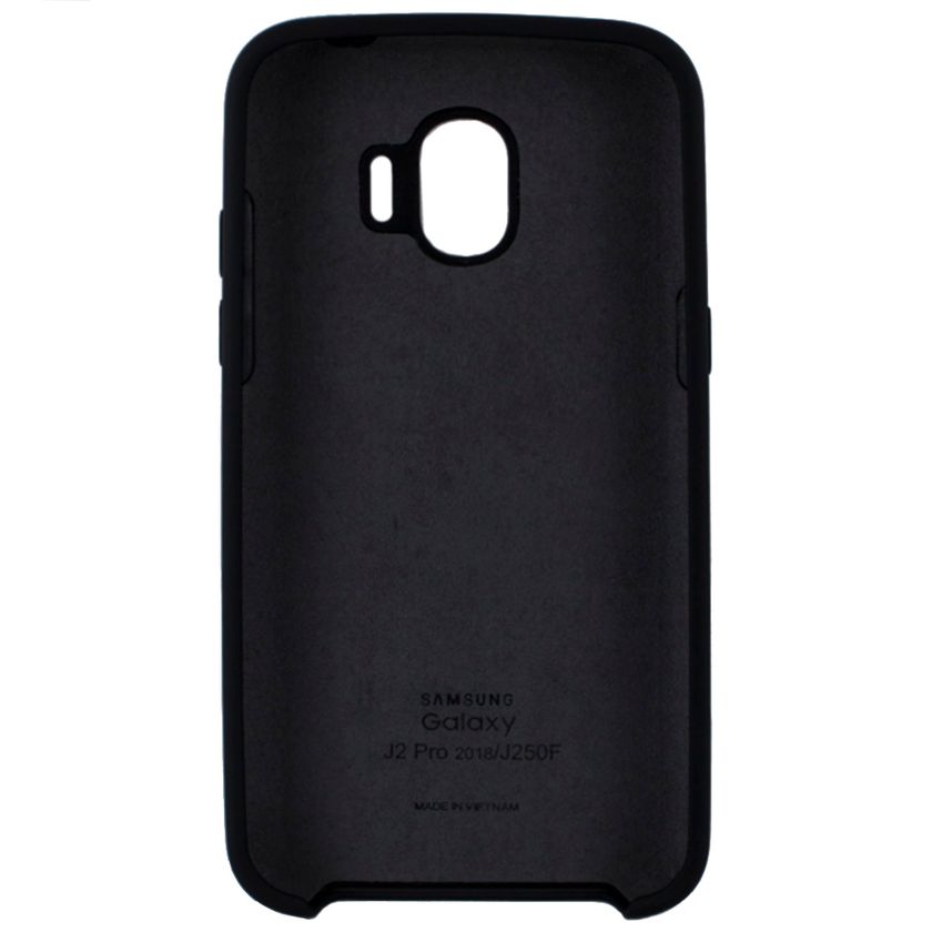 Накладка Silicone Cover H/C Samsung J250 (J2 2018), Black